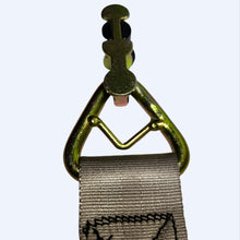 Load image into Gallery viewer, Q'Straint M - Series Non - Retractable Shoulder Belt with L - Track Top Fitting | ML - 410 - WheelchairStrap.com