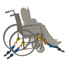 Load image into Gallery viewer, Q'Straint Mobility Secure Loop 9" Q - 57580 - 12 | 4 PACK - WheelchairStrap.com