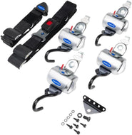 Q'Straint QRT Standard Retractor with Lap Belt & L-Track Fittings | Q-8200-A-L - WheelchairStrap.com