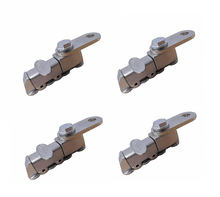 Load image into Gallery viewer, Replacement L - Track 4 Stud Fitting Flat 4 PACK | H 150 618 - WheelchairStrap.com