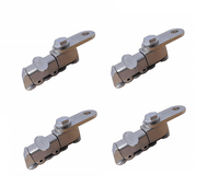 Replacement L - Track 4 Stud Fitting Flat 4 PACK | H 150 618 - WheelchairStrap.com