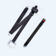 Retractable Shoulder/Lap Belt Combo Assembly With Retractable Height Adjuster | Q8 - 6326 - A1 - HR - WheelchairStrap.com