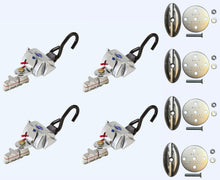 Load image into Gallery viewer, Retractor Kit for L - Track w/ L - Track Floor Pockets | QRT DELUXE - WheelchairStrap.com