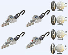 Load image into Gallery viewer, Retractor Kit for L - Track w/ L - Track Floor Pockets | QRT MAX - WheelchairStrap.com