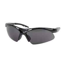Load image into Gallery viewer, SAS Safety Diamondbacks UV Protection Safety Glasses - Black Frame / Gray Lens - WheelchairStrap.com