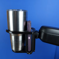 Scooter Combo Extra Large Drink/Smart Phone Holder Snapit! | W0014CGA - WheelchairStrap.com