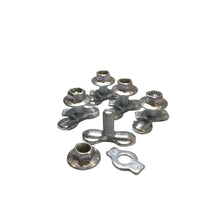 Load image into Gallery viewer, Series L Track Double Lug Stud Fitting | 5 PACK - WheelchairStrap.com