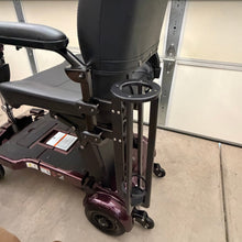 Load image into Gallery viewer, Slip in Cane Holster Scooter Armrest Mount | W007S - WheelchairStrap.com