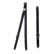 Standard Lap/ Shoulder Belt Combination with Manual Height Adjuster and Pin Connectors Q8-6325-A-FP - WheelchairStrap.com