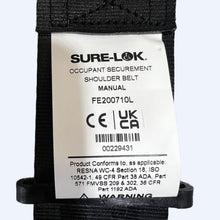 Load image into Gallery viewer, Sure - Lok | FE200710/FE200710L Non - Retractable Fixed Point Shoulder Belt - WheelchairStrap.com
