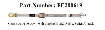 FE500 Manual Series Belt For A-Track Sure-Lok