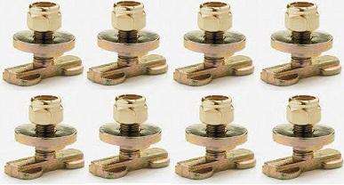 Series L Track Double Lug Stud Fitting 8 Pack| FE200739 Q'Straint & Sure-Lok