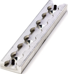 HD L-Track Section, Non-Flanged, with 1/4" Countersunk Mounting Holes, 8 IN Long | FE200761 Sure-Lok