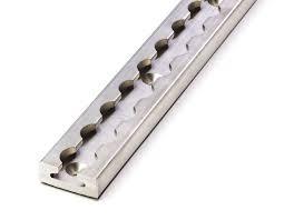 HD L-Track Section, Non-Flanged, with 3/8" Mounting Holes, 9 IN Long | FE200762 Sure-Lok