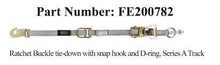 Load image into Gallery viewer, FE500 Wheelchair Ratchet Buckle for L Track Sure-Lok