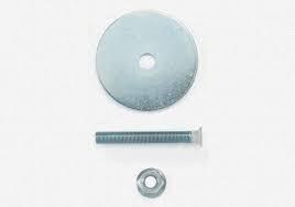 Wheelchair 5/16" (8mm) Grade F835 Track Bolts with Washers & Nuts 100 Pack | FE201006 Sure-Lok