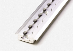 HD Series L Track, Flanged, with 1/4" Countersunk Mounting Holes 100" Long | FE748-01-PD4C 