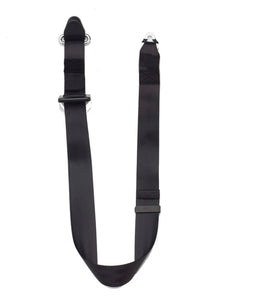 Static Shoulder Belt with Pin Connector and Grey Webbing | H370226 - wheelchairstrap.com