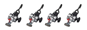SILVERSERIES - PROTEKTOR®-System Wheelchair Restraints - 4 PACK KIT AMF Bruns