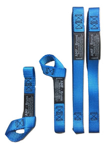 Qty 4 Secure Webbing Loop Tethering Strap 14" | H350258 - wheelchairstrap.com