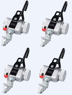 PROTEKTOR 2.0 SilverSeries System Wheelchair Restraints | 4 PACK KIT AMF Bruns