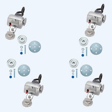 Load image into Gallery viewer, 4 QRT Standard Retractors with Slide &#39;N Click Fittings | Q-8201-SC Q&#39;Straint