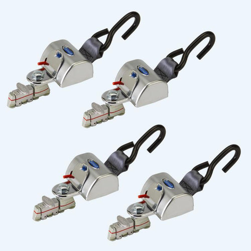 4 QRT Max Retractors with L-Track Fittings | Q-8301-L Q'Straint