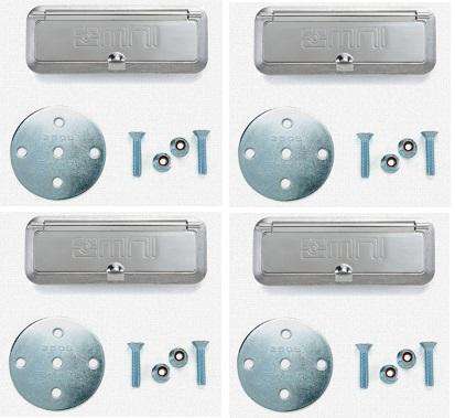 OMNI Recessed L-Pocket with Cover 4 PACK | Q5-7570-A Q'Straint & Sure-Lok