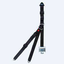 Retractable Shoulder/Lap Belt Combo Assembly With Retractable Height Adjuster | Q8-6326-A1-HR Q'Straint