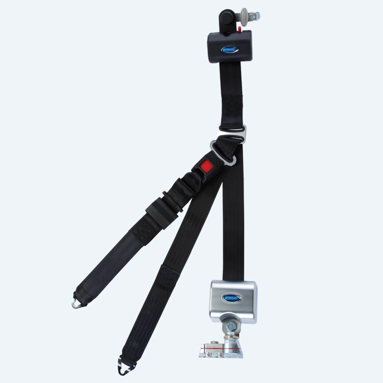 Retractable Lap & Shoulder Combination Belt with Retractable Height Adjuster | L TRACK Q'Straint