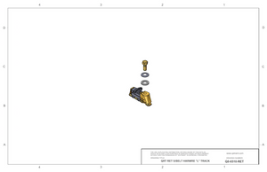 L TRACK MOUNTING HARDWARE FOR TOP OF RETRACTABLE SHOULDER BELT | Q8-6510-RET - wheelchairstrap.com