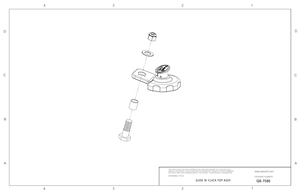 Slide 'N Click Floor Top Assembly 4 Pack | Q8-7580 Q'Straint