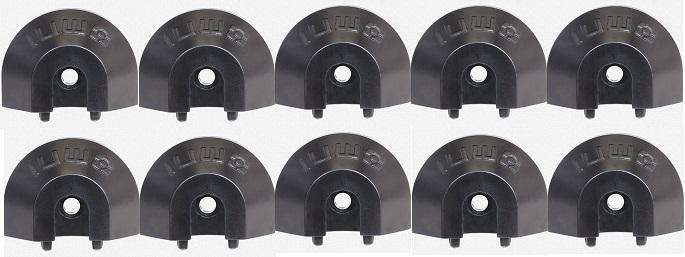 End Cap for Surface Angled Series L-Track 10 PACK | QC06059 Q'Straint & Sure-Lok
