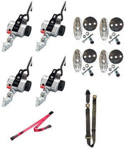 Load image into Gallery viewer, AMF Bruns | K534221 - 1000HL 4 BronzeSeries Retractors J Hook &amp; L/Track Static Lap Belt, Static Shoulder Belt &amp; Oval Pockets
