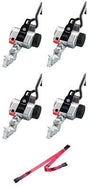 AMF Bruns | K534222 - 2111HL 4 BronzeSeries J Hook & L - Track with Static Lap Belt, Retractor Shoulder Belt Height Adj