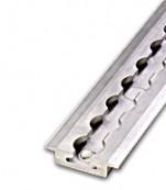 Load image into Gallery viewer, FE200765 | 9" L - Track Section, Flanged, with 3/8" Mounting Holes - WheelchairStrap.com