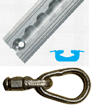 Load image into Gallery viewer, Flange L Track &amp; Stud Fitting | LT3 - WheelchairStrap.com