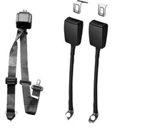 Load image into Gallery viewer, H350233 | AMF Bruns WAV Automatic 3 Point Belt with Height Adjuster and Two Flexible Buckles - WheelchairStrap.com