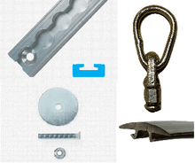 Load image into Gallery viewer, Omni Regular L Track Complete Bus/Van Kit | LT0FK - WheelchairStrap.com
