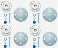 OMNI Slide ‘N Click Floor Anchor 4 PACK | Q8 - 7580 - A - WheelchairStrap.com