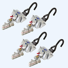 Load image into Gallery viewer, Q'Straint 4 QRT Deluxe Retractors with L - Track Fittings | Q - 8101 - L - WheelchairStrap.com