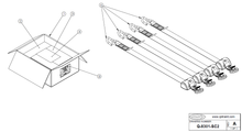 Load image into Gallery viewer, Q'Straint 4 QRT Max Retractors w/ Slide 'N Click Fitting | Q - 8301 - SC2 - WheelchairStrap.com