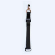 Q'Straint Height Adjuster Positioner Belt, Black with L - Track Fitting | Q5 - 6411 - TS3 - WheelchairStrap.com