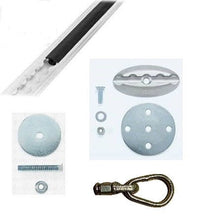Load image into Gallery viewer, Regular Series L - Track Pre - Drilled Complete Bus/Van Kit | LT0FKB - WheelchairStrap.com