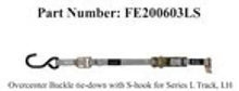 Load image into Gallery viewer, Sure - Lok FE500 Wheelchair Overcenter Buckle Strap for L Track - WheelchairStrap.com