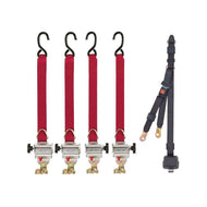 Sure - Lok | FF612S - 4C FF600 Series Wheelchair Retractor Kit S Hooks & Occupant Restraint - WheelchairStrap.com