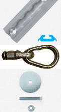 Load image into Gallery viewer, Surface Angle L Track Install Kit &amp; Fitting | LT2M - WheelchairStrap.com