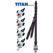 Load image into Gallery viewer, TITAN800 Retractor Kit with Occupant Restraint | S - Hooks &amp; L - Track | AL812S - 4C - WheelchairStrap.com